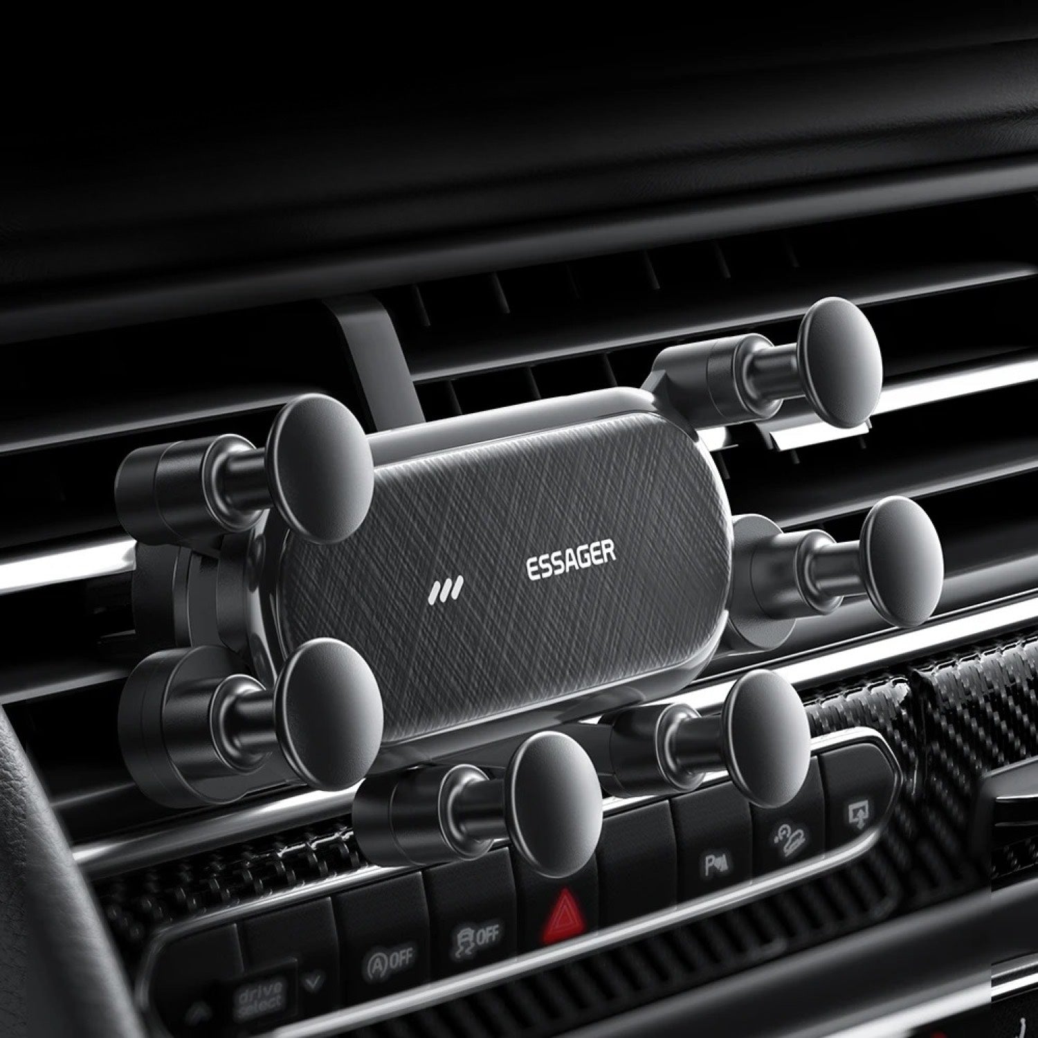 Product photo of Six-Point Phone Mount, the best Dashboard Mounts gift idea for sale on Glenmore, a store where you can find the perfect Car for your home, hobbies, video games, or gifting—all in one place, curated for you.